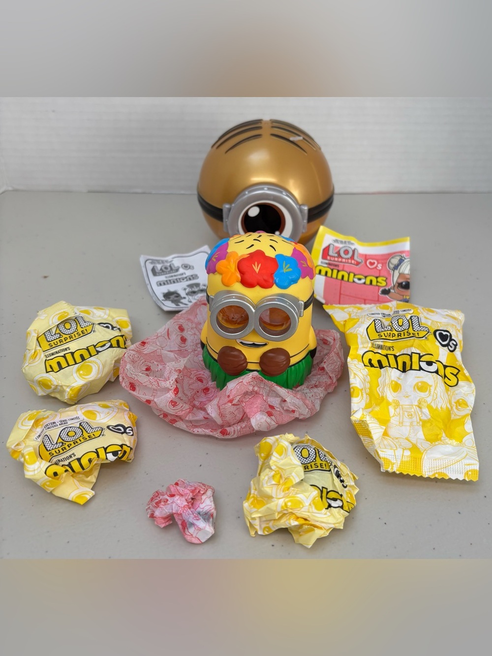 L.O.L. Surprise Minions LIMITED EDITION Aloha Q.T. Figure RARE (Open)